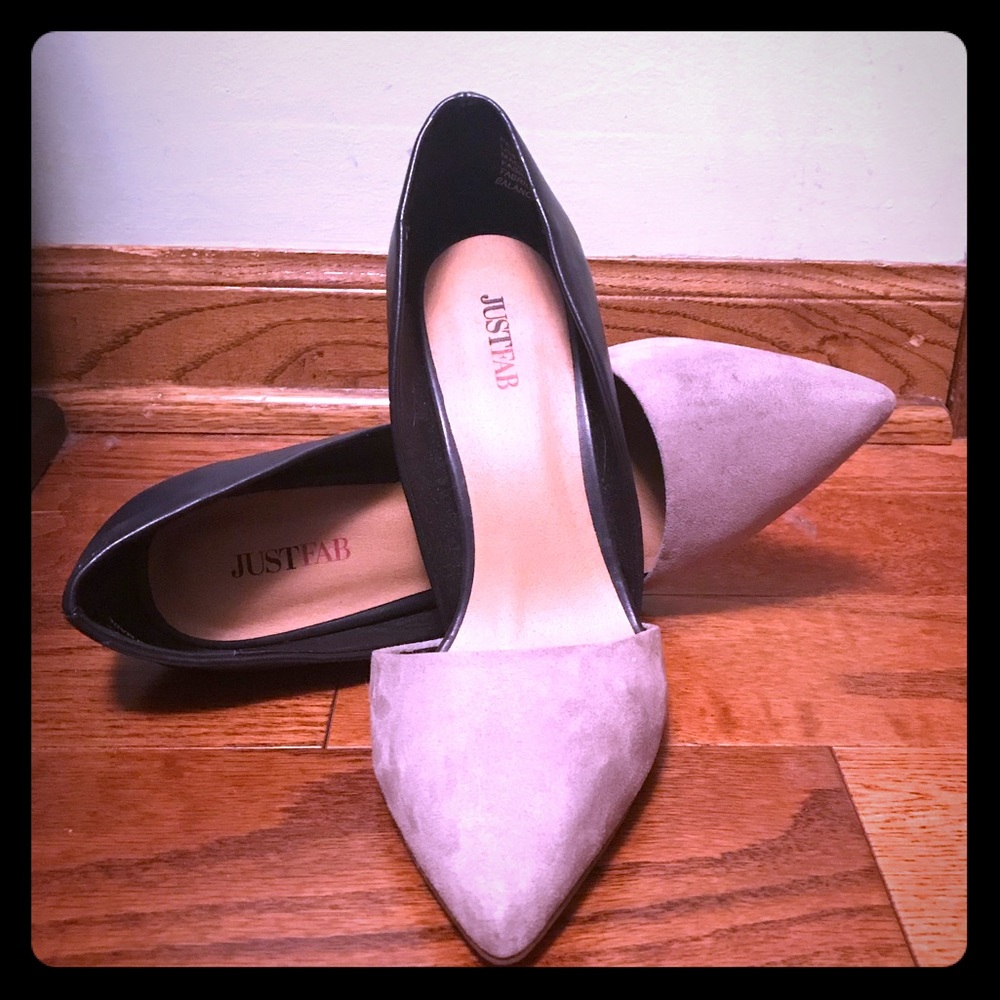 Duo color heels